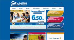 Desktop Screenshot of galeriasixtapaluca.com